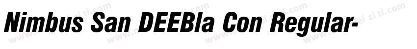 Nimbus San DEEBla Con Regular字体转换